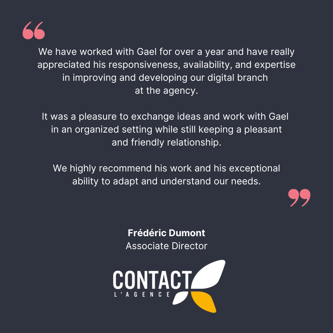 Agence Contact Testimonial